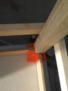 Safety Boot Temporary Handrail Base - Orange