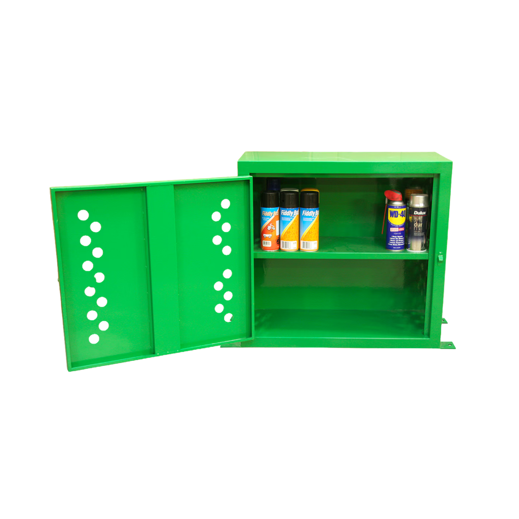 Green Aerosol Storage Cage 2 Storage Level Up to 60 Cans