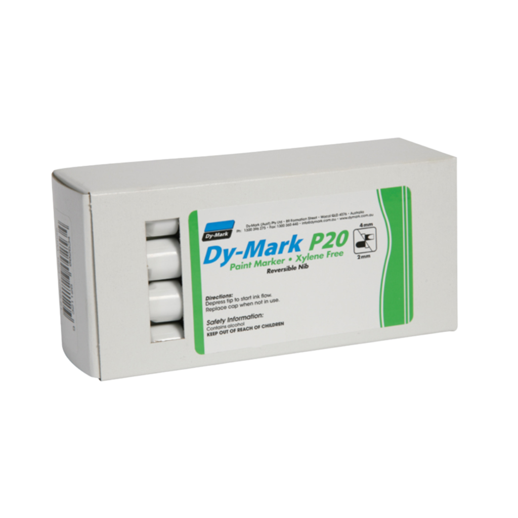 Paint Marker Pen P20 - White (ea/12 Box)