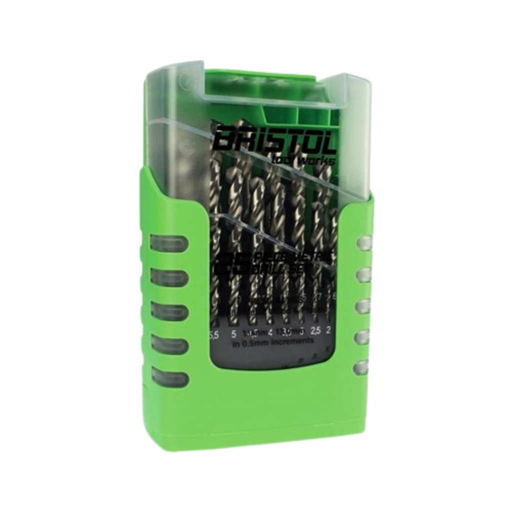 Bristol Tool Works 25 Piece Metric Drill Set