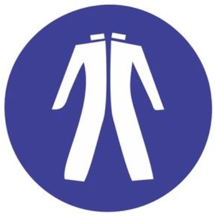 200mm Round Sticker - Long Sleeves and Long Pants