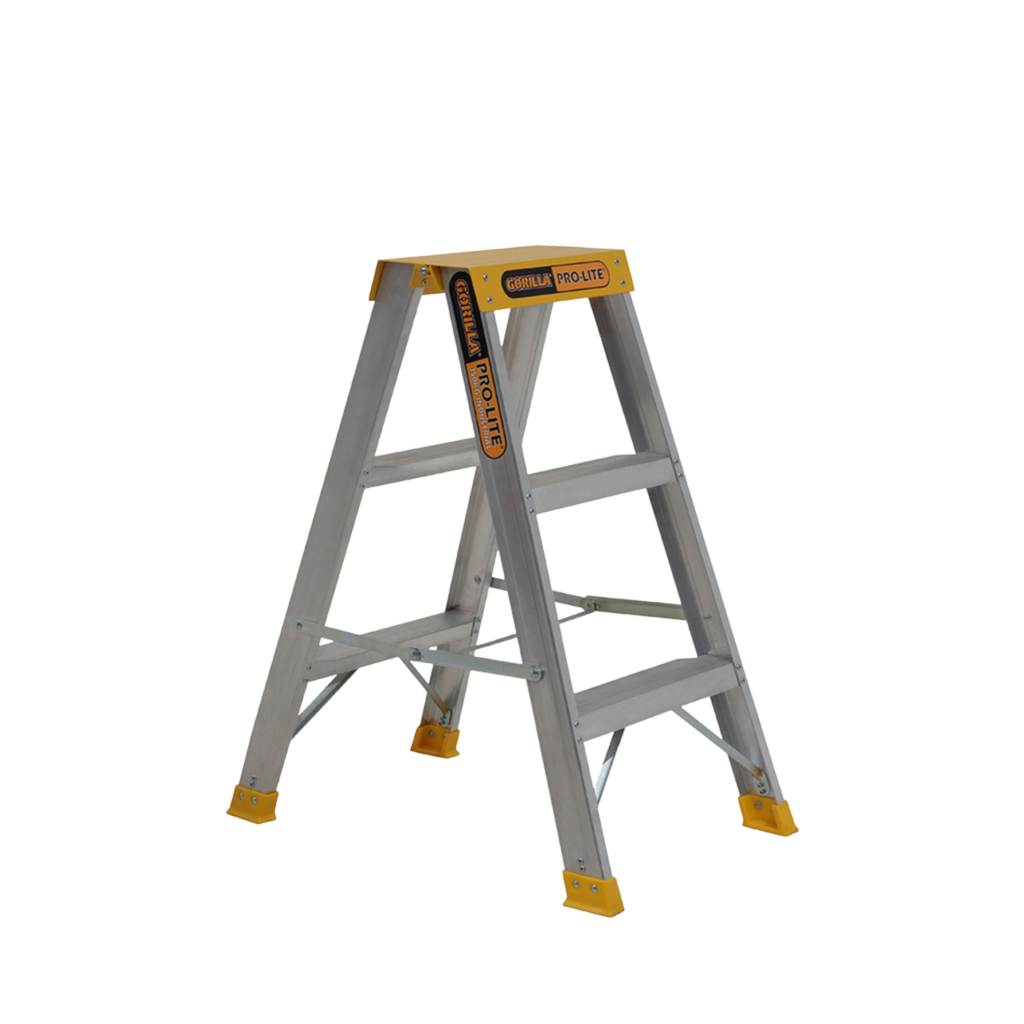 3ft 0.85m Double Sided Step Ladder - 150kg Industrial
