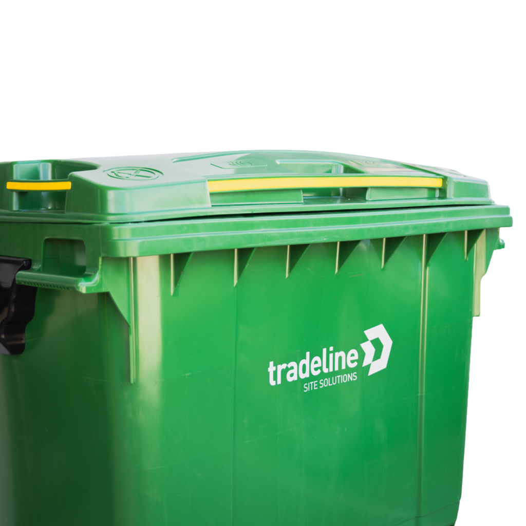 660 Litre Site Bin - Green Premium - 1260mm (W) x 780mm (D) x 1200mm (H)