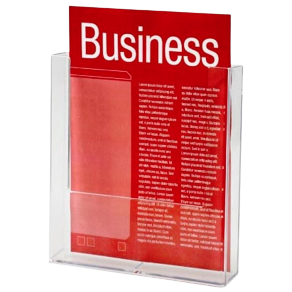 A4 Wall Mounted Brochure Holders (Plastic)