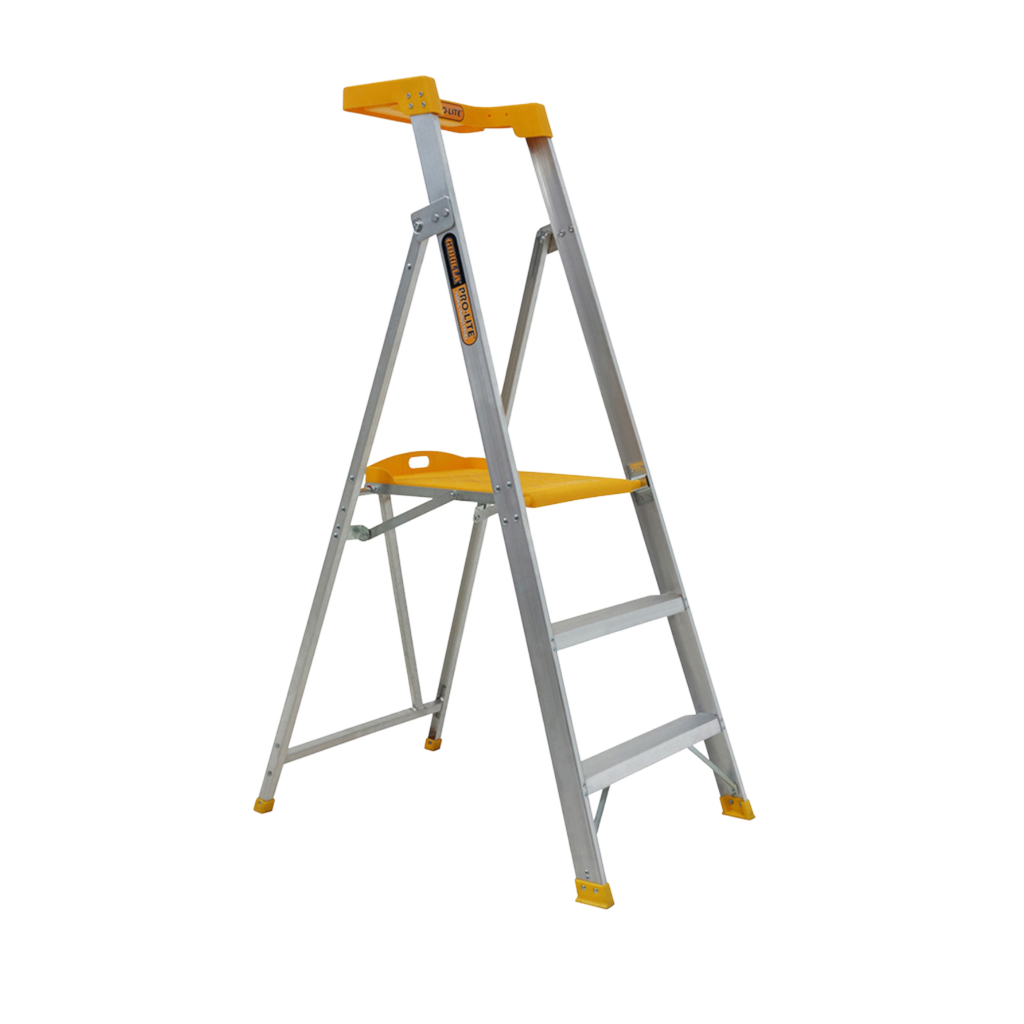 Aluminium Platform Step Ladder 860mm - 150kg Rated