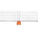 Blowmoulded Concrete Filled Block Orange 20kg - for Temporary Fence