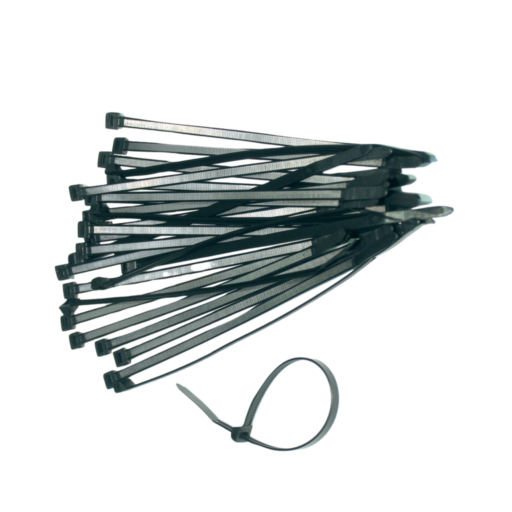 Cable Ties 100 x 3.0mm - Black (Bag of 100)