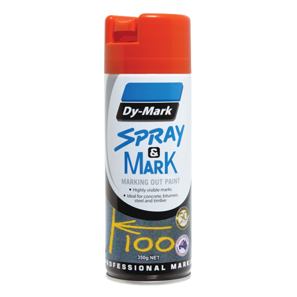 DYMARK Spray and Mark Layout Paint; Orange 350gram (ea/12box)