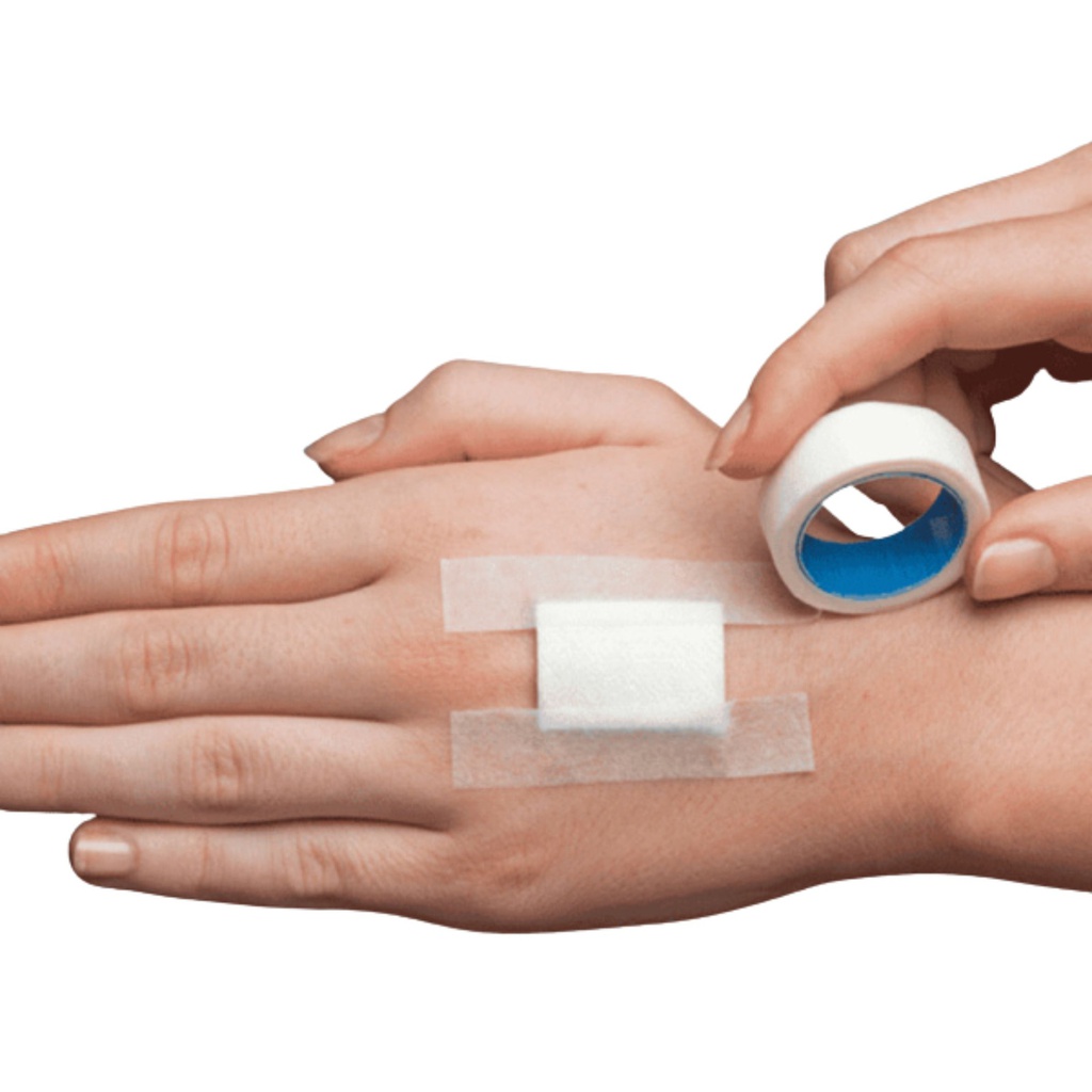 First Aid Paper Bandage Tape Hypo-Allergenic, White - 2.5cm x 5m
