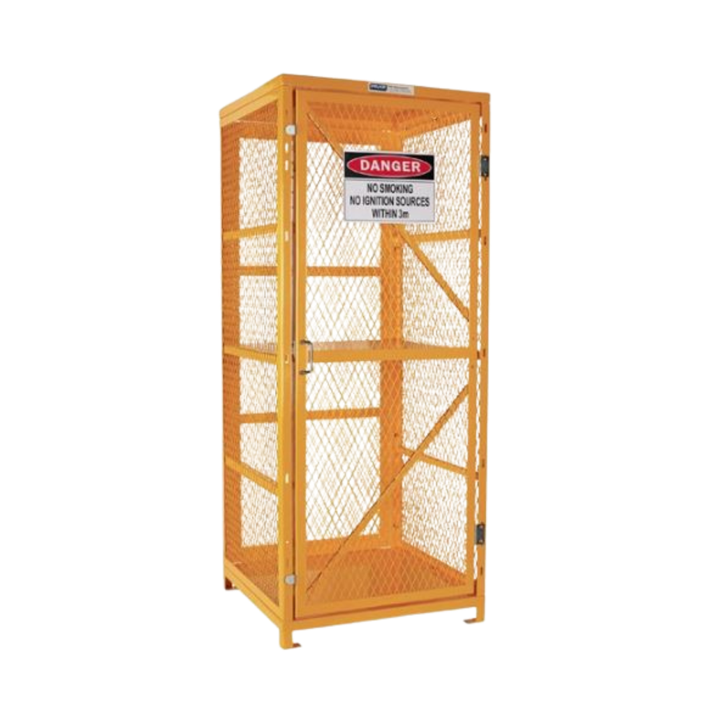 Gas Cylinder Cage - Fits 8 Vertical Gas Bottles (Shelf size - 765mm x 708mm)