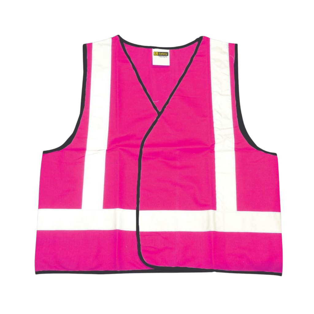 Hi Viz Day/Night Safety Vest - Fluro Pink Size XX Large