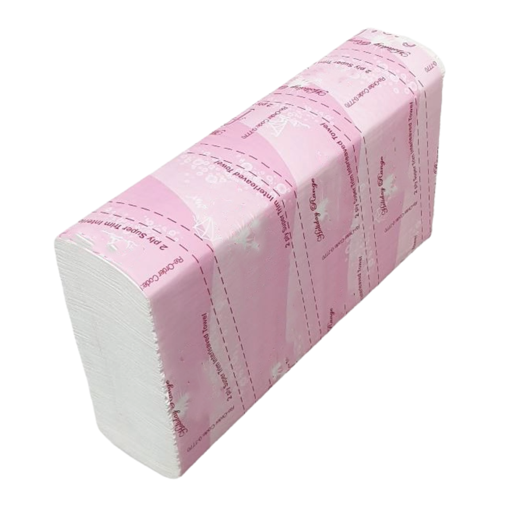 Interleaved Compact Hand Towel 200x240mm Holiday Fresh (Box of 20 packs)