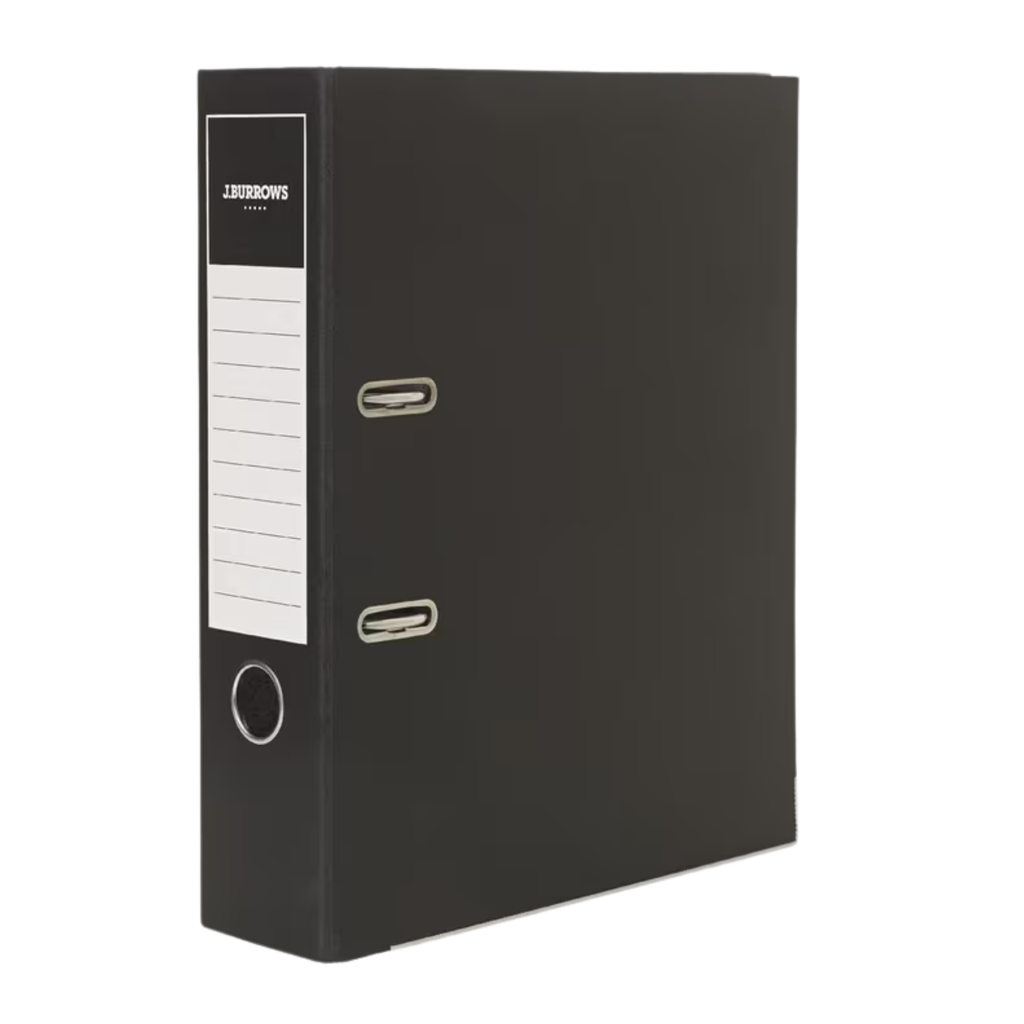 Lever Arch File A4 2 Ring - Black