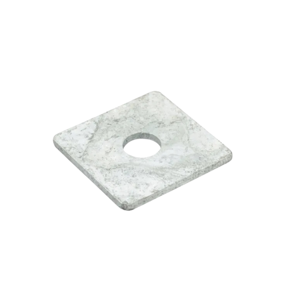 M10 50 x 50 x 3mm Square Washer Gal (ea/200Box)