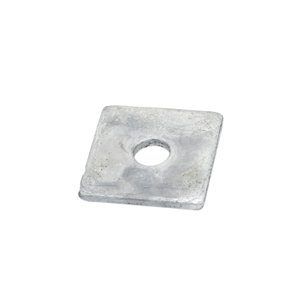 M16 50 x 50 x 5mm Square Washer Gal (ea/100Box)
