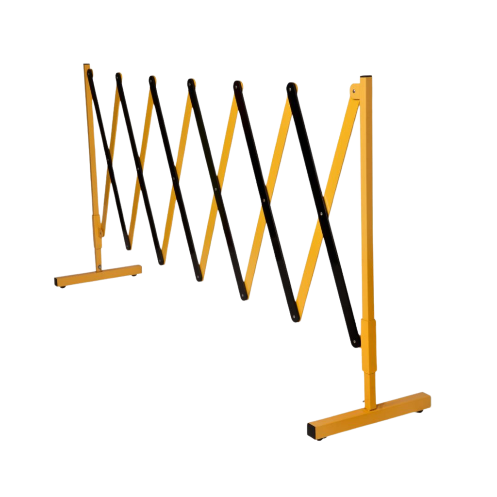 Metal Expanding Barrier 3200x950 Black/Yellow