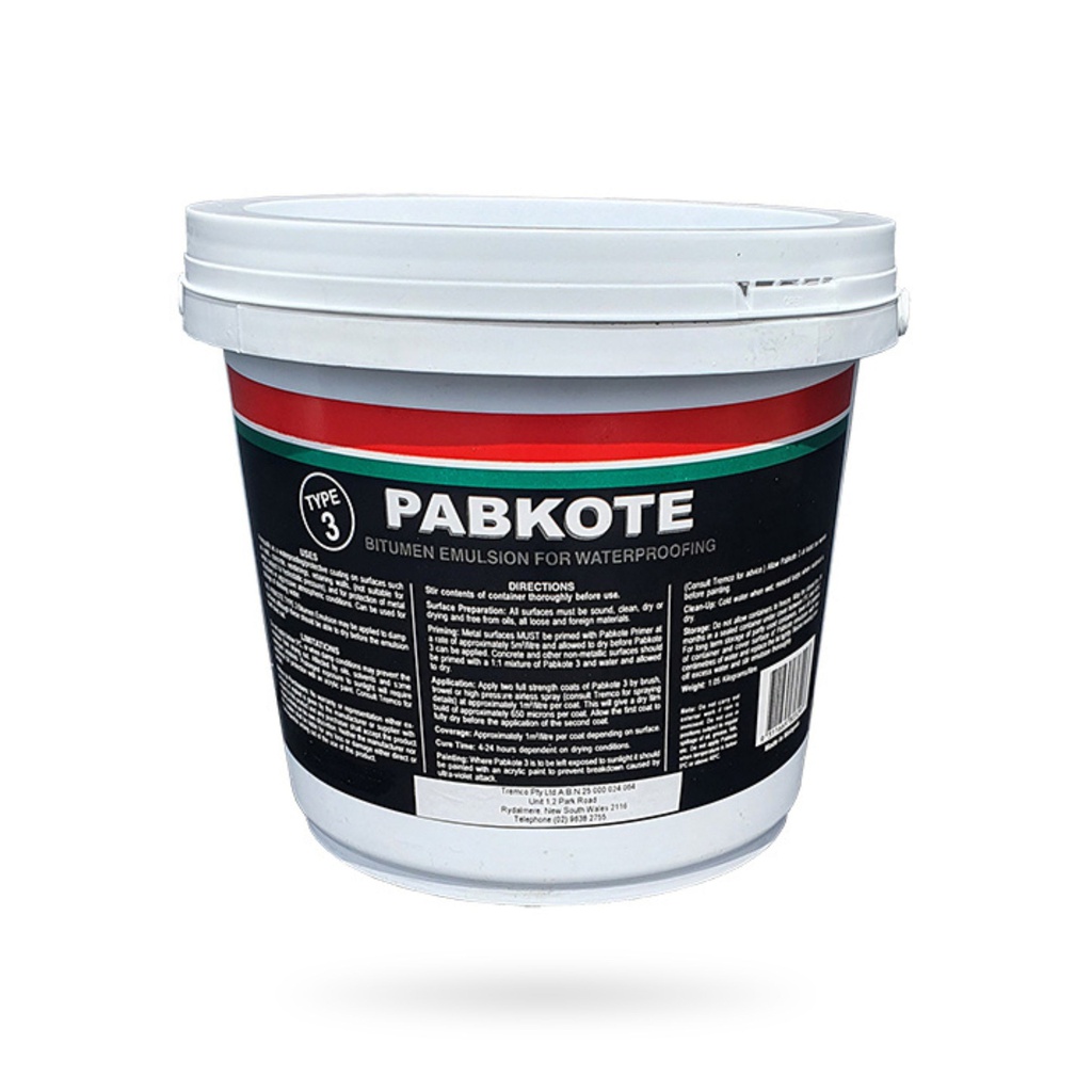 Pabkote Bitumen Waterproofing 4L