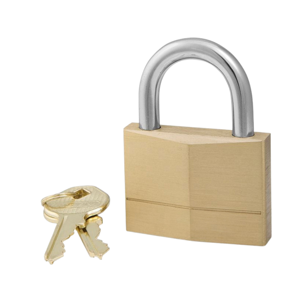 Padlock 50mm H/D Brass Keyed Alike 