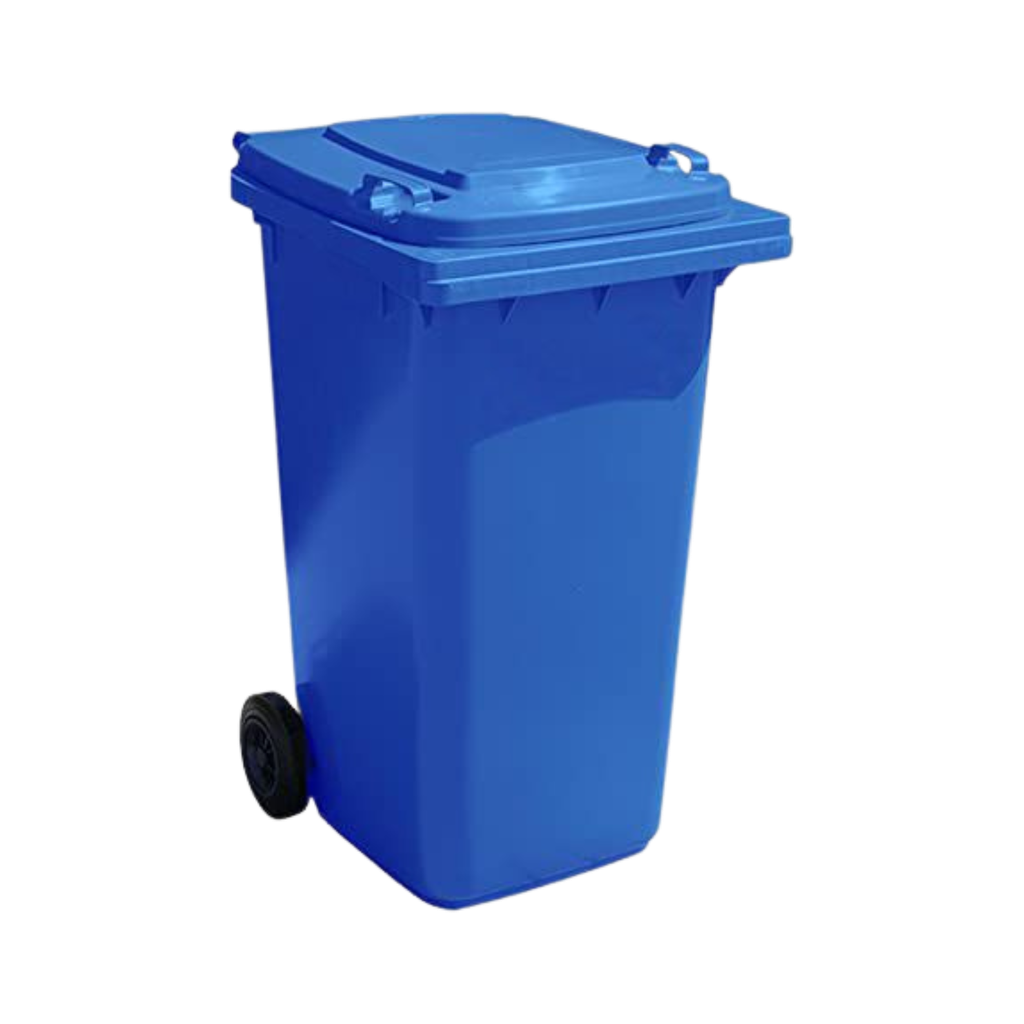 Plastic Wheelie Bin - 120 Litre - Blue