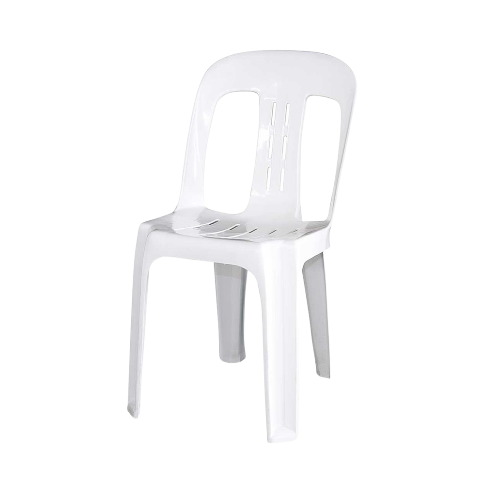 Premium Plastic Chair 150kg Stamped and Fully Compliant to AU/NZ Standard AS3813  - White
