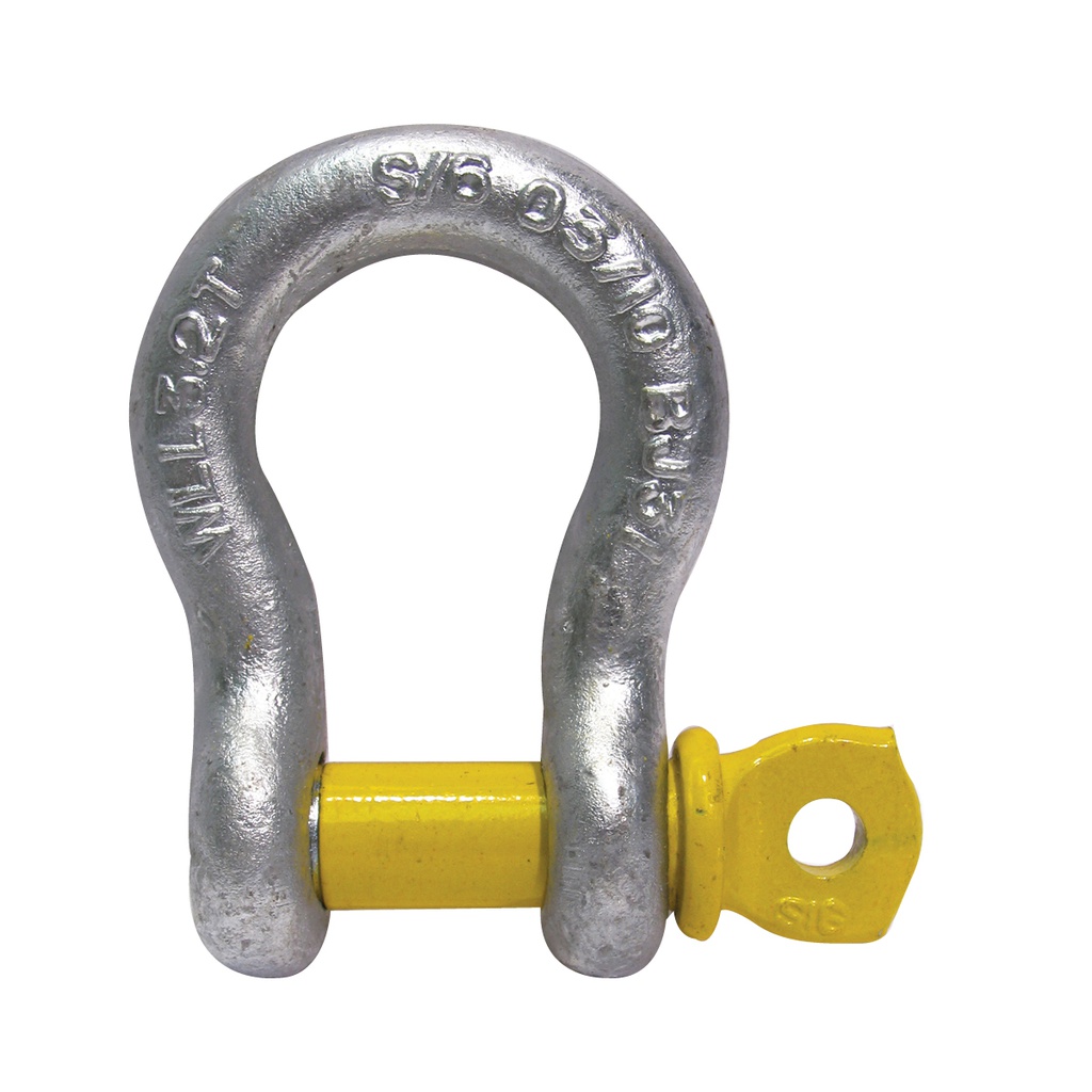 Rated Shackle Bow Grade S 13mm - 2.0t