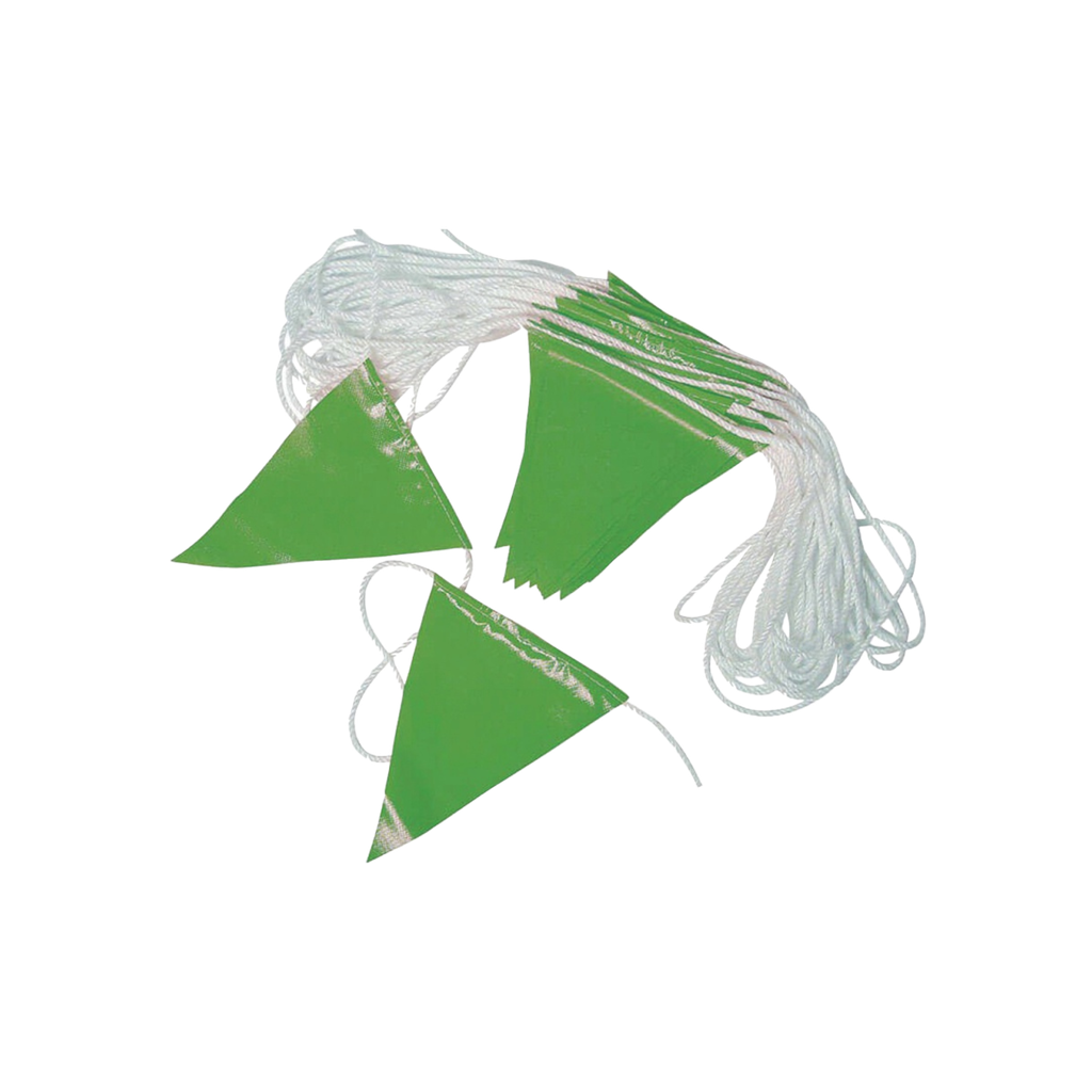 Safety Flags - GREEN Bunting - 30m (ea/25box)