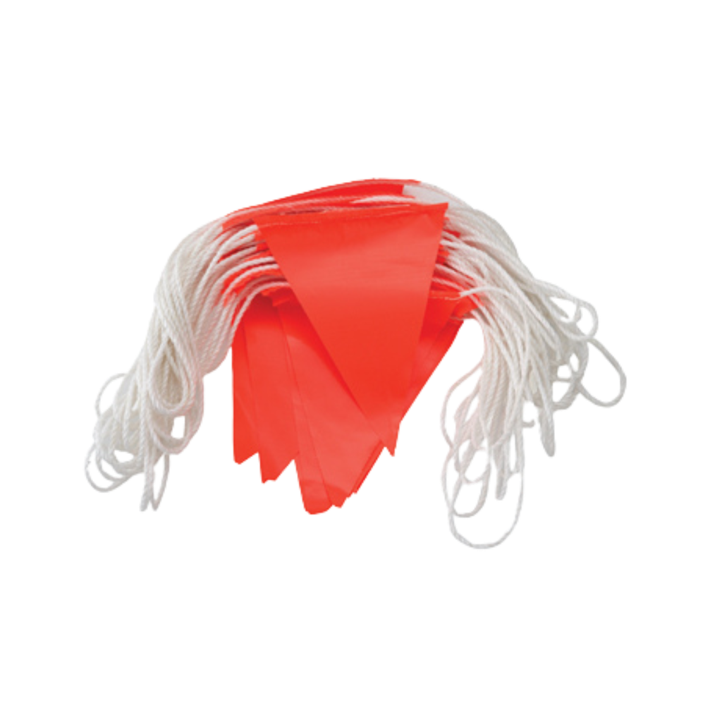 Safety Flags - Orange Bunting - 30m (ea/25box)