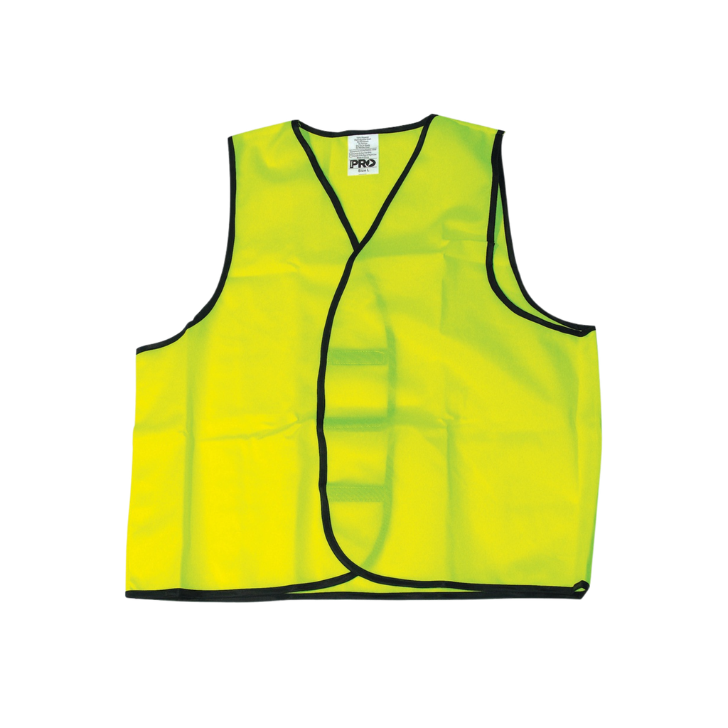 Safety Vest Hi Vis Fluro Yellow (Day Use) Size XXX Large