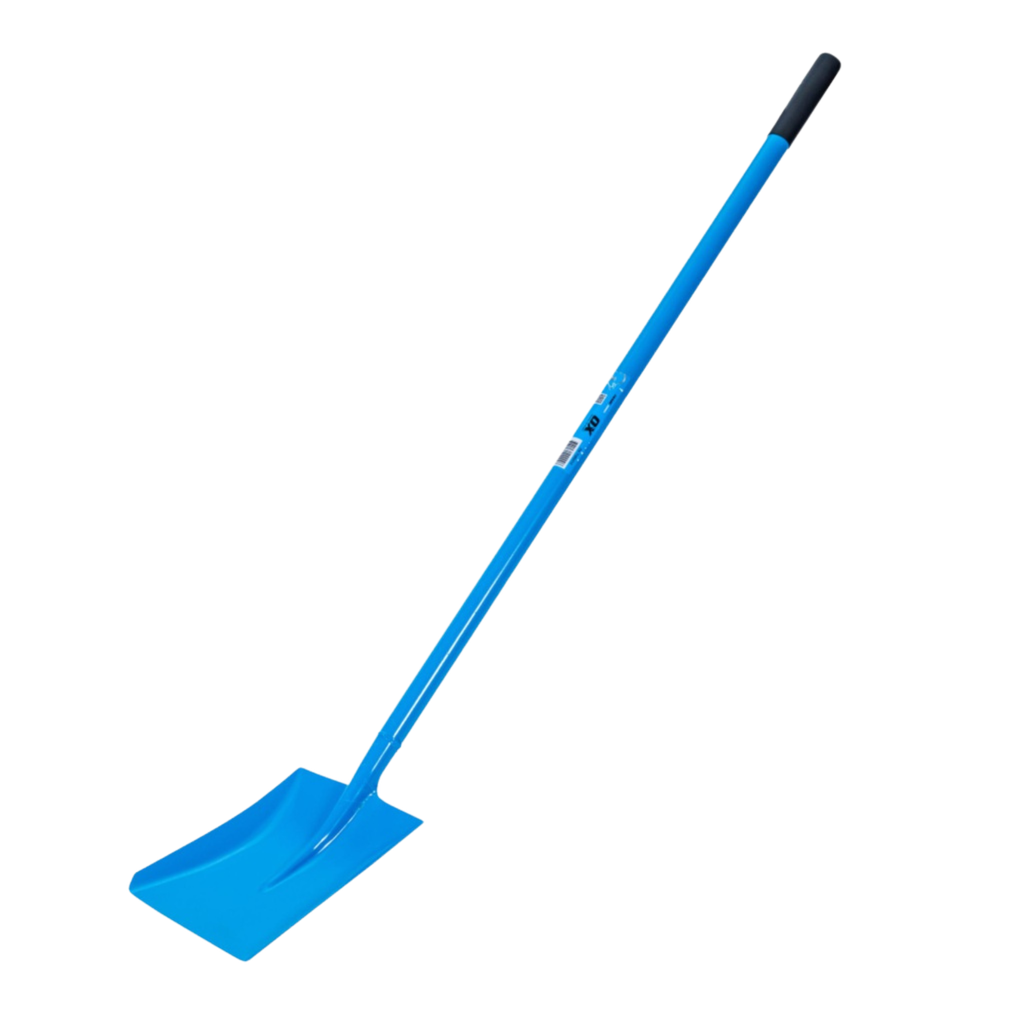 Square Mouth Shovel - Long Handle - All Metal