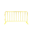 Powder Coated Yellow Crowd Control Fence/Event Fence (CCB) 1.1m x 2.1m - Includes Feet &amp; Pins