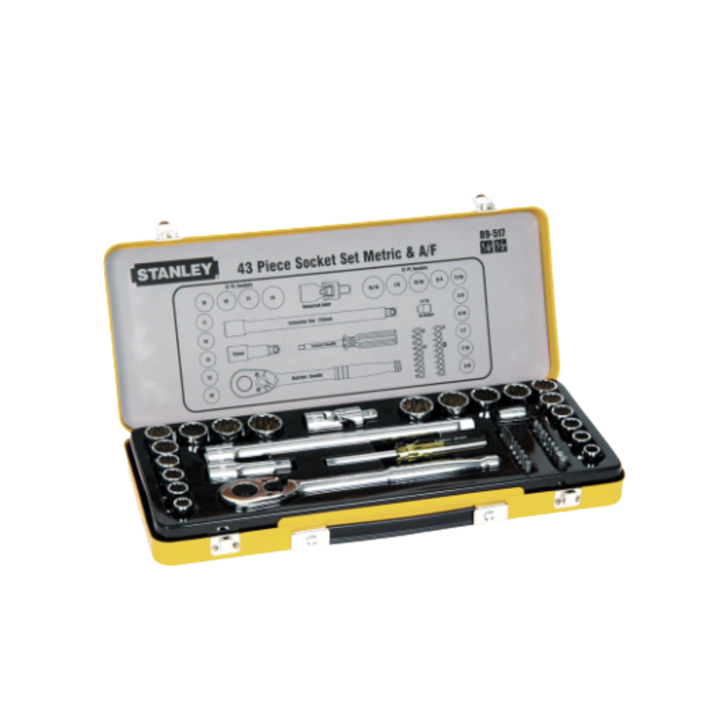 Stanley 43pc 1/2&quot; Socket Set