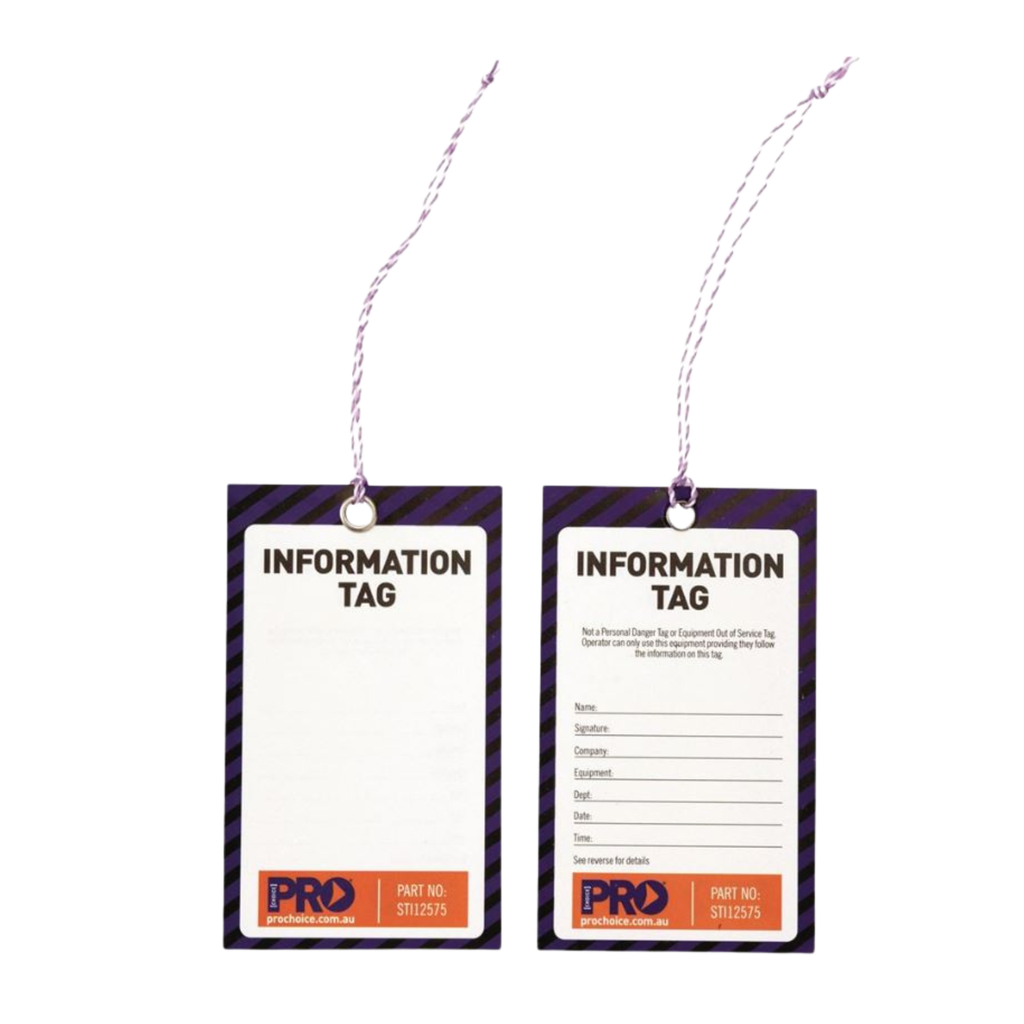 Tag - INFORMATION - Blue (each)