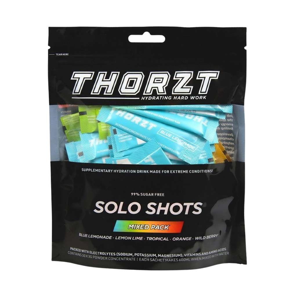 Thorzt Sugar free Solo Shot Sachet Mixed Flavours 50 x 3g 