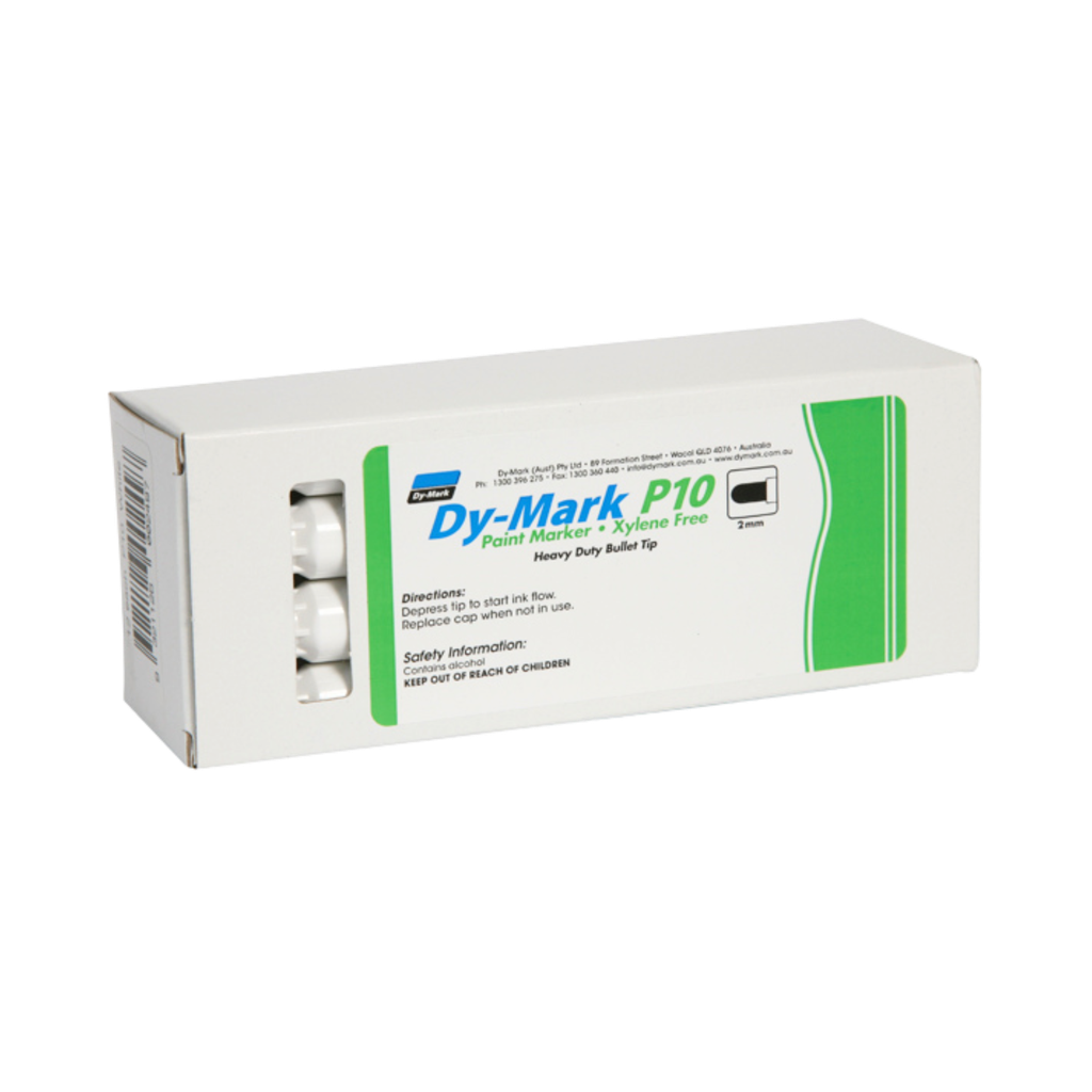 Paint Marker Pen P10 - White (ea/12 Box)