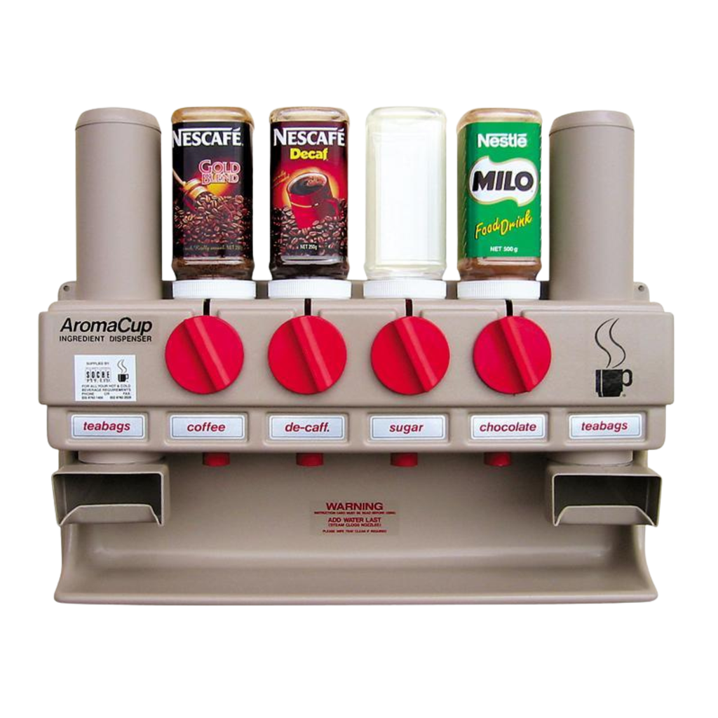 Coffee/Ingredient Dispenser Station - 2 Tea Bag &amp; 4 Ingredient