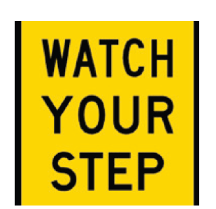 Victoria Multi Message Sign 600 x 600mm Class 1 Coreflute - Watch your Step