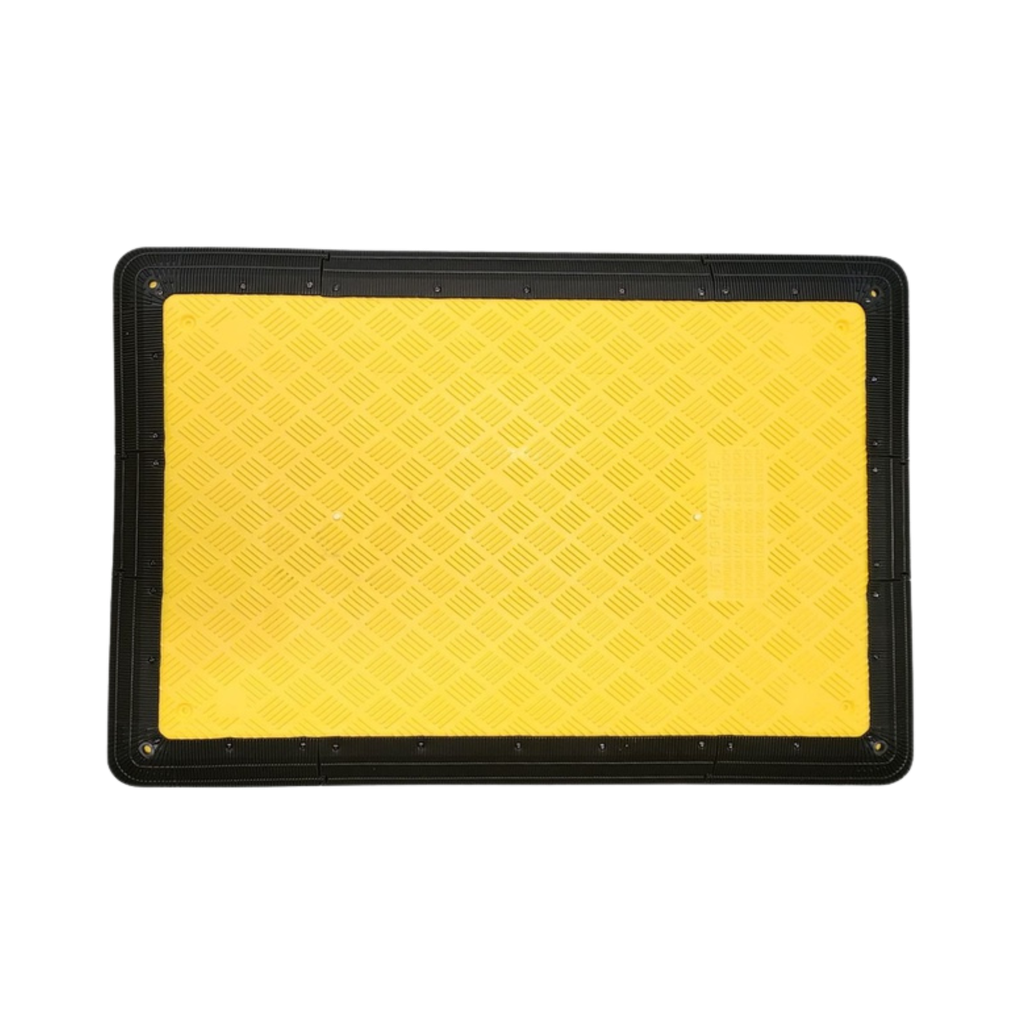 Trench Cover Yellow Heavy Duty - 1200 x 800mm Black Edge