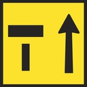 QLD Multi Message 600 x 600mm Class 1 Reflective - Lane Status, Left Lane Closed Symbol