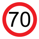 Victoria Multi Message Sign 600 x 600mm Class 1 Reflective - 70km