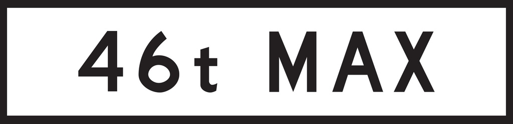 QLD Multi Message 1200 x 300mm Class 1 Reflective - 46t Max