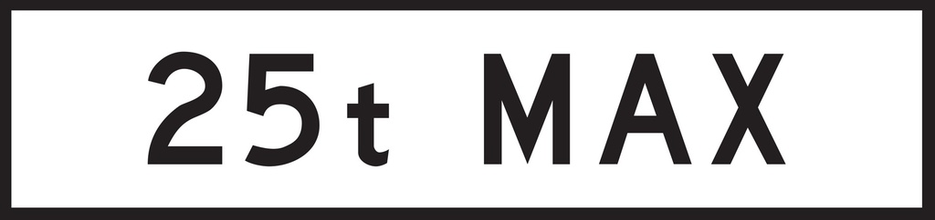 QLD Multi Message 1200 x 300mm Class 1 Reflective - 25t Max