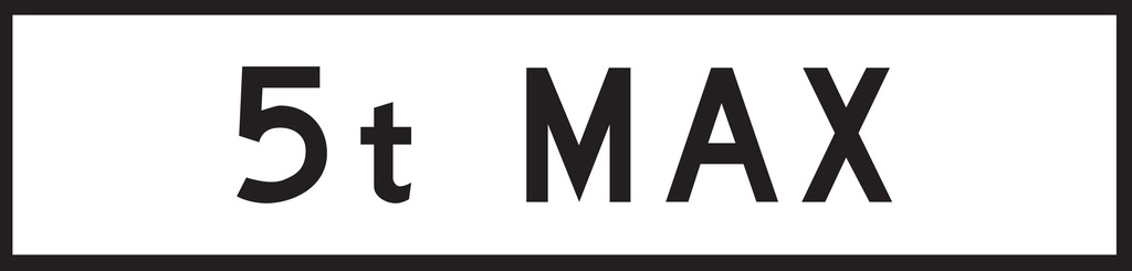 QLD Multi Message 1200 x 300mm Class 1 Reflective - 5t Max