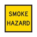 QLD Multi Message 600 x 600mm Class 1 Reflective - Smoke Hazard