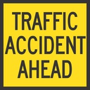 QLD Multi Message 600 x 600mm Class 1 Reflective - Traffic Incident Ahead