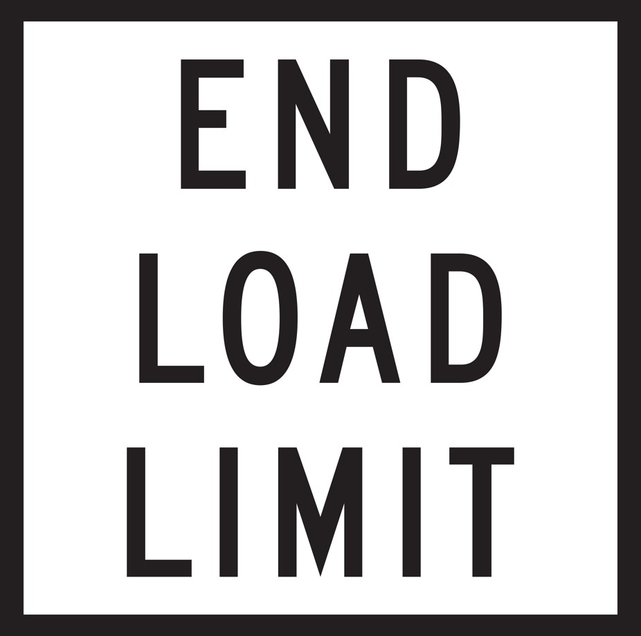 QLD Multi Message 600 x 600mm Class 1 Reflective - Gross Load Limit