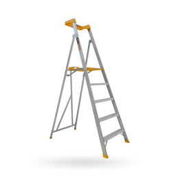 [PLAT5AL] Aluminium Platform Step Ladder 1500mm - 150kg Rated