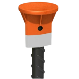 [SPCAPBX-G20] Connolley Orange Star Post Safety Caps 20-33mm (Bag of 50)