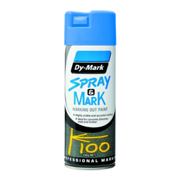 [SMP350FB] DYMARK Spray and Mark Layout Paint; Fluro Blue 350gram (ea/12box)