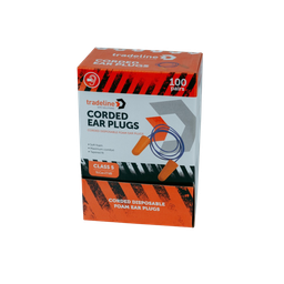 [EARPCORD] Disposable Corded Foam Ear Plugs (Box of 100)