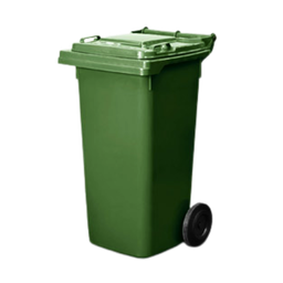 [BIN120G] Plastic Wheelie Bin - 120 Litre - Green